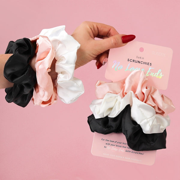No Loose Ends - Satin Scrunchies Set of 3 – SLEEK display picture 1