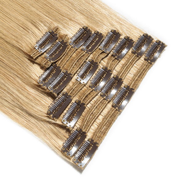 CLIP + GO Remy Hair Extensions — 18" - SLEEK'E HAIR