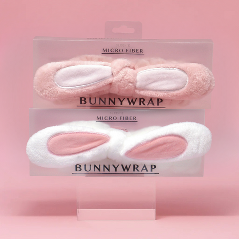 Double the Fluff Microfiber Bunnywrap Headband Duo SLEEK'E