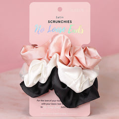 No Loose Ends - Satin Scrunchies Set of 3