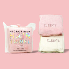Microfiber Hair Towel 2-Pack