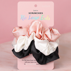 No Loose Ends - Satin Scrunchies Set of 3
